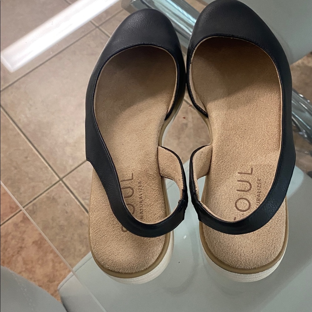Naturalizer Black Slingback Flats - Picture 3 of 6